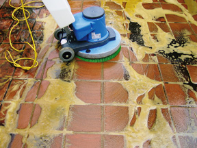 Terrassen Säuberungen